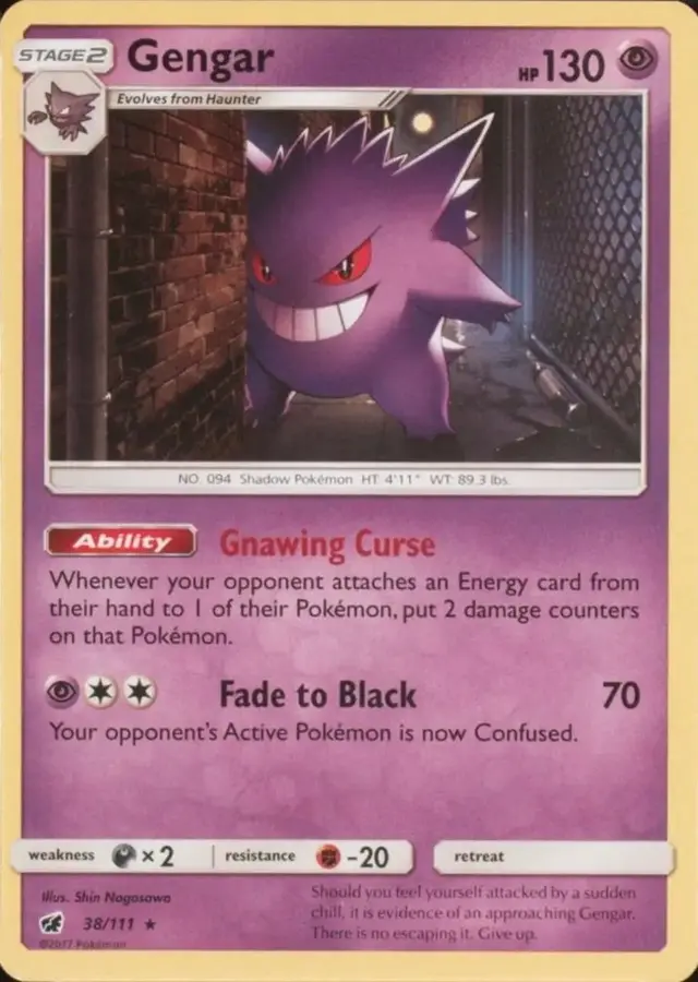 Gengar - Pokemon Crimson Invasion #38