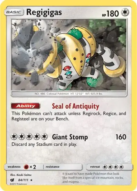 Regigigas - Pokemon Crimson Invasion #84