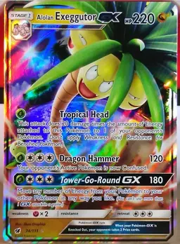 Exeggutor GX 74 - Pokemon Crimson Invasion