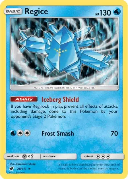 Regice - Pokemon Crimson Invasion #28