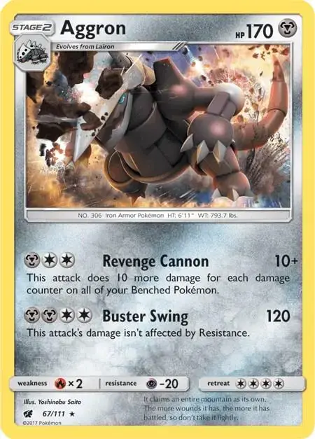 Aggron - Pokemon Crimson Invasion #67
