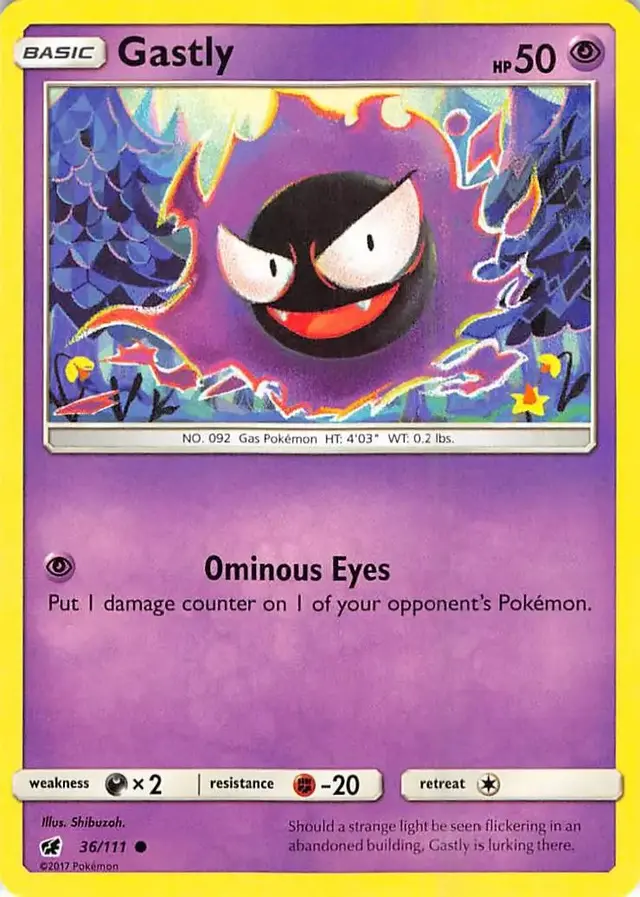 Gastly - Pokemon Crimson Invasion #36