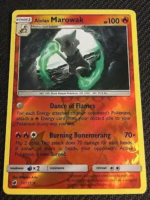 Alolan Marowak [Reverse Holo] - Pokemon Crimson Invasion #12
