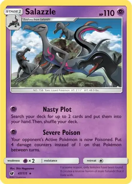 Salazzle - Pokemon Crimson Invasion #47