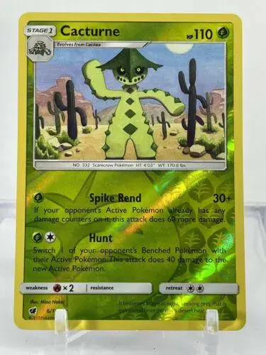 Cacturne [Reverse Holo] - Pokemon Crimson Invasion #6