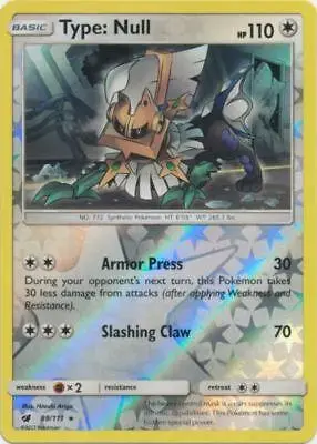 Type: Null [Reverse Holo] - Pokemon Crimson Invasion #89