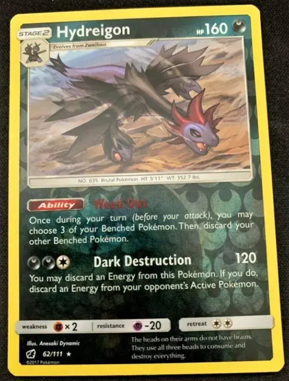 Hydreigon [Reverse Holo] - Pokemon Crimson Invasion #62