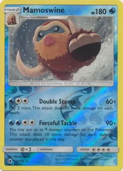 Mamoswine [Reverse Holo] - Pokemon Crimson Invasion #21