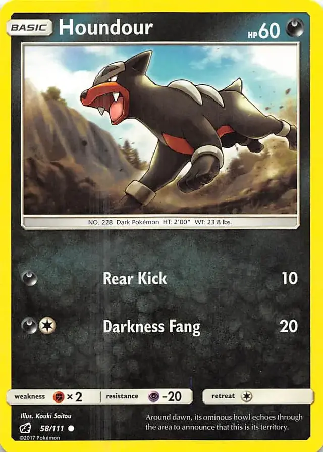 Houndour - Pokemon Crimson Invasion #58