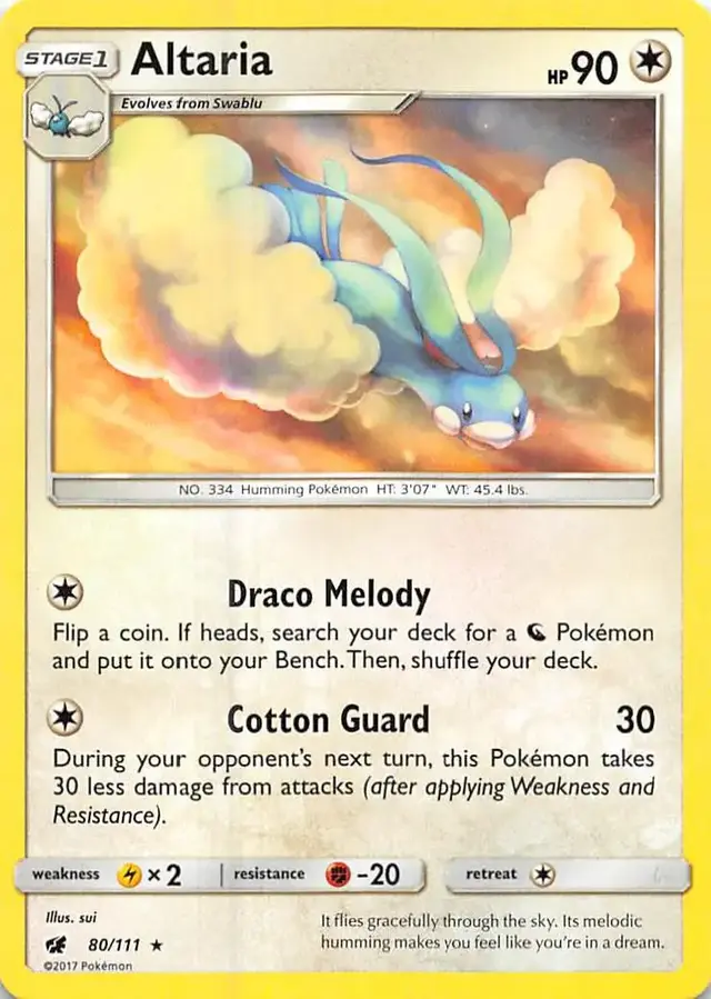 Altaria - Pokemon Crimson Invasion #80