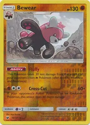 Bewear [Reverse Holo] - Pokemon Crimson Invasion #56