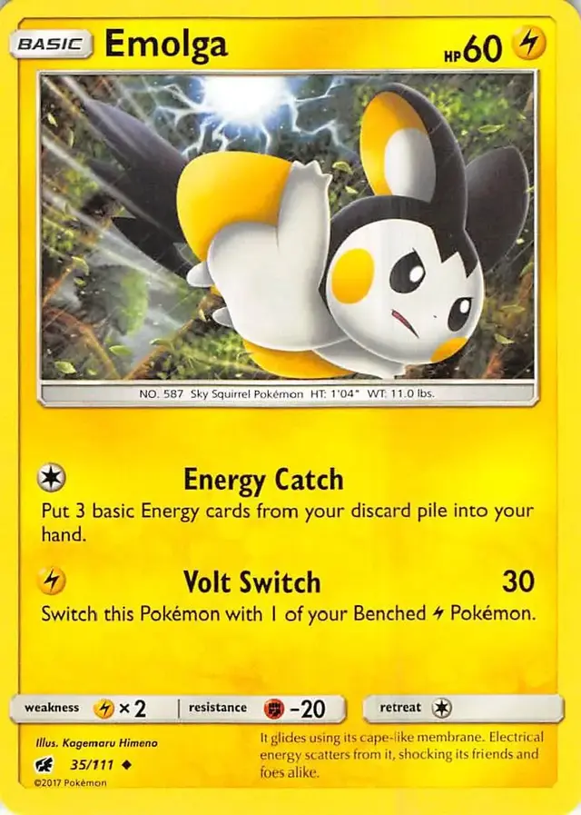 Emolga - Pokemon Crimson Invasion #35