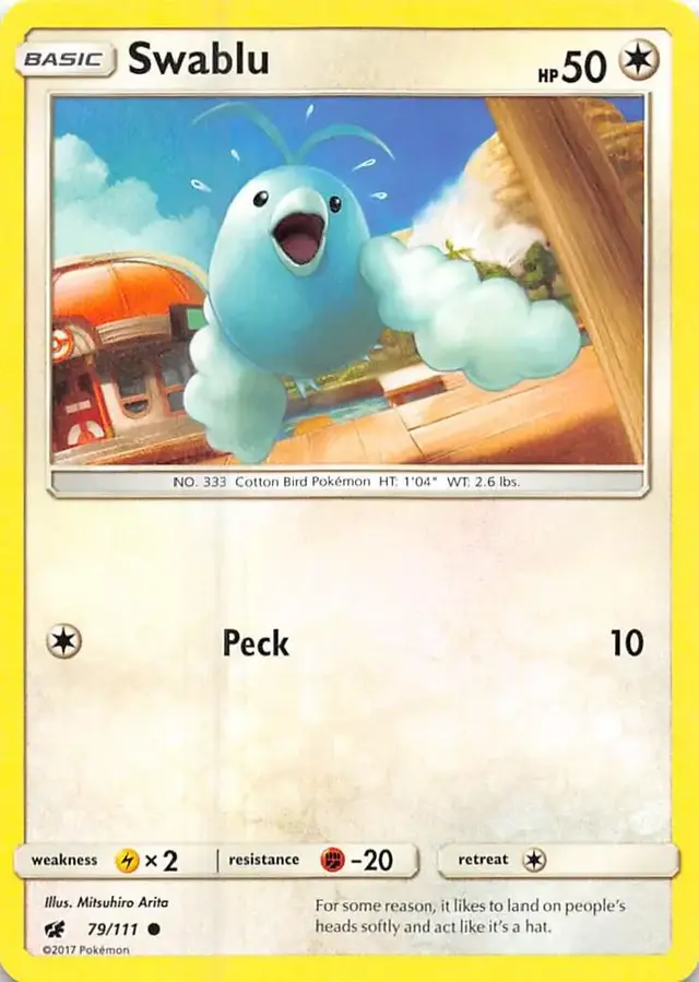 Swablu - Pokemon Crimson Invasion #79