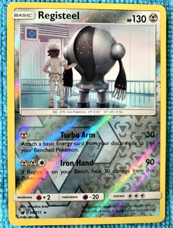 Registeel [Reverse Holo] - Pokemon Crimson Invasion #68