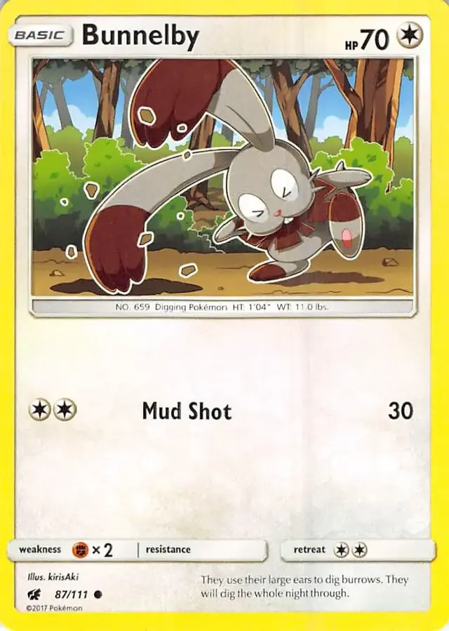Bunnelby - Pokemon Crimson Invasion #87
