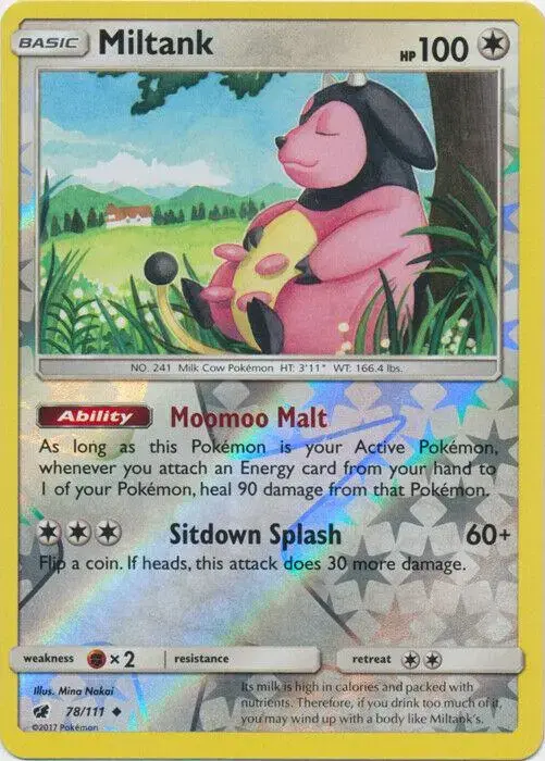 Miltank [Reverse Holo] - Pokemon Crimson Invasion #78