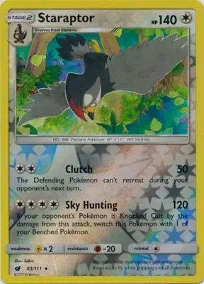 Staraptor [Reverse Holo] - Pokemon Crimson Invasion #83