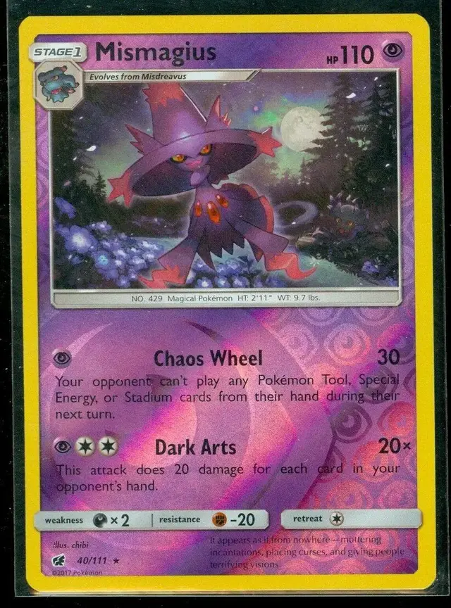 Mismagius [Reverse Holo] - Pokemon Crimson Invasion #40