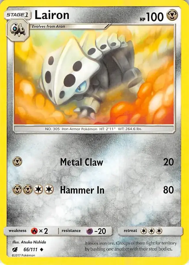 Lairon - Pokemon Crimson Invasion #66