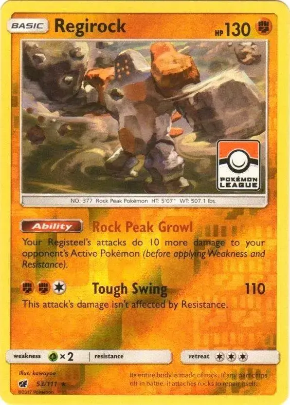 Regirock [Pokemon League] - Pokemon Crimson Invasion #53