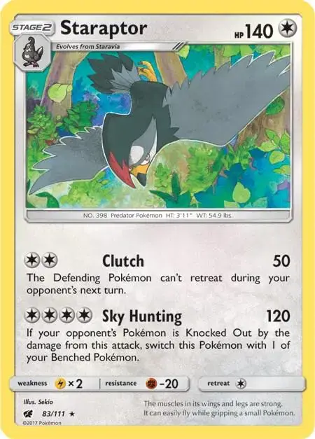 Staraptor - Pokemon Crimson Invasion #83