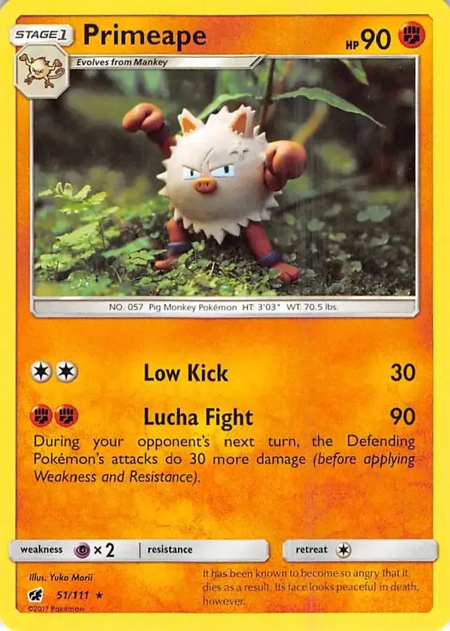 Primeape - Pokemon Crimson Invasion #51