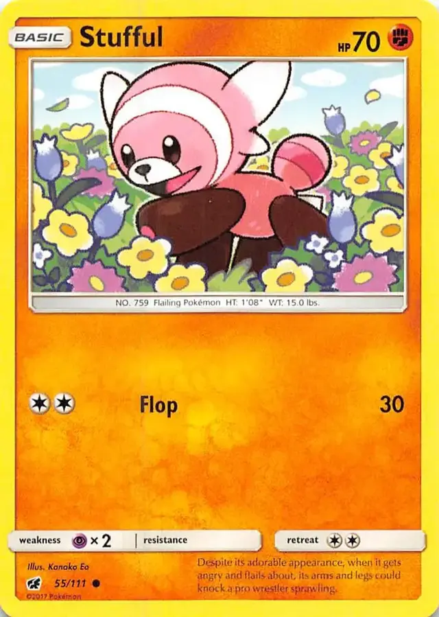 Stufful - Pokemon Crimson Invasion #55