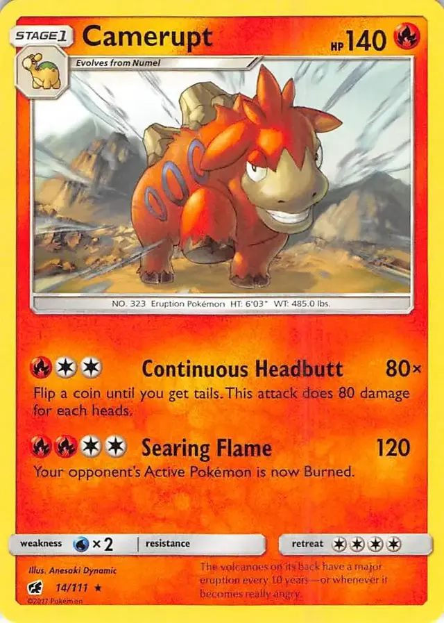 Camerupt - Pokemon Crimson Invasion #14