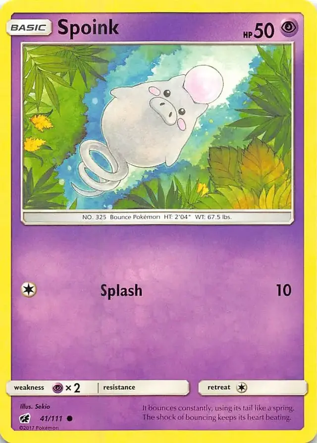 Spoink - Pokemon Crimson Invasion #41