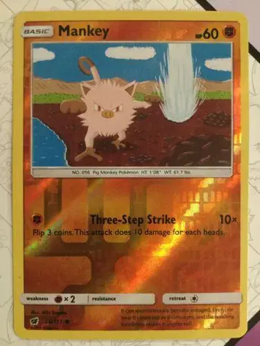 Mankey [Reverse Holo] - Pokemon Crimson Invasion #50