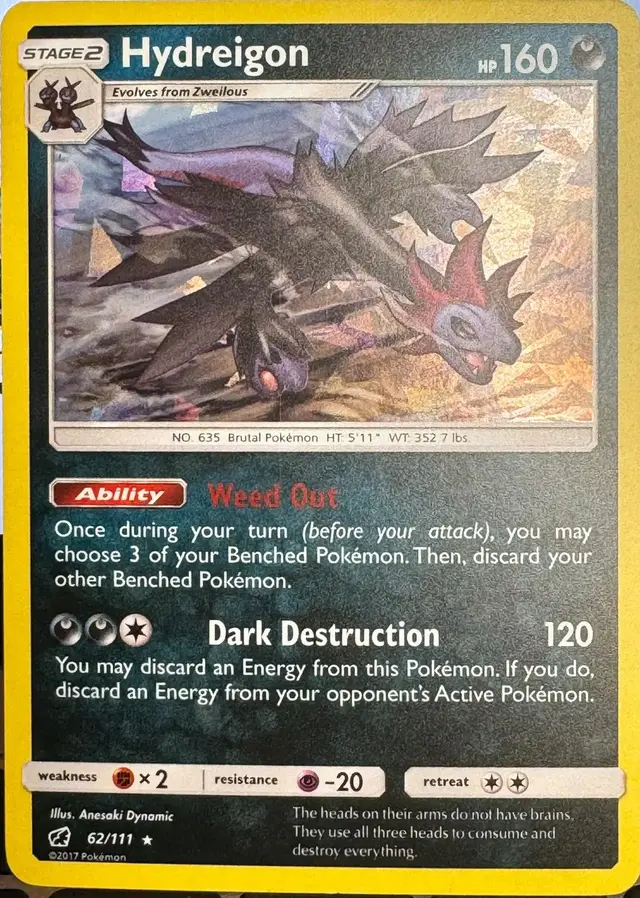 Hydreigon [Cracked Ice] - Pokemon Crimson Invasion #62