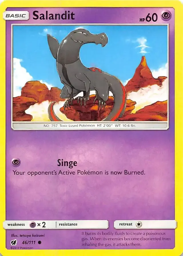Salandit - Pokemon Crimson Invasion #46