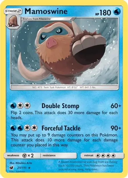 Mamoswine - Pokemon Crimson Invasion #21