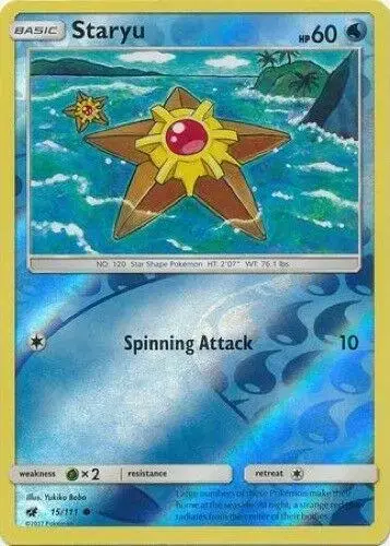 Staryu [Reverse Holo] - Pokemon Crimson Invasion #15