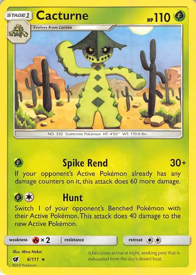 Cacturne - Pokemon Crimson Invasion #6