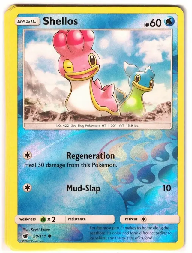 Shellos [Reverse Holo] - Pokemon Crimson Invasion #29