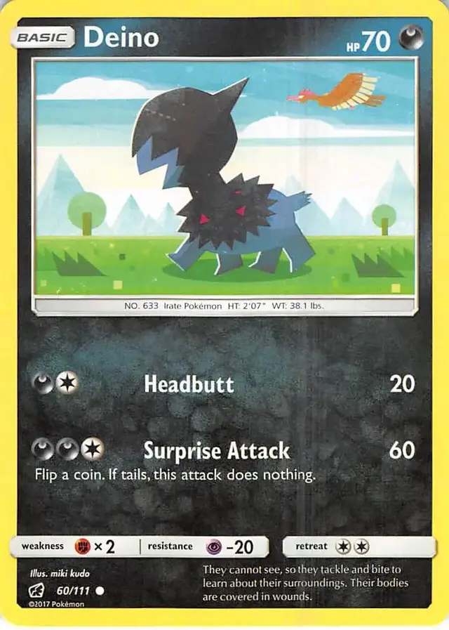 Deino - Pokemon Crimson Invasion #60