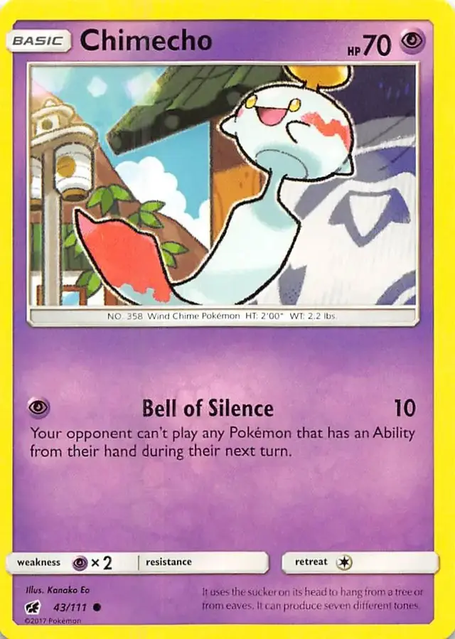 Chimecho - Pokemon Crimson Invasion #43