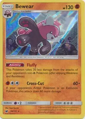 Bewear [Holo] - Pokemon Crimson Invasion #56
