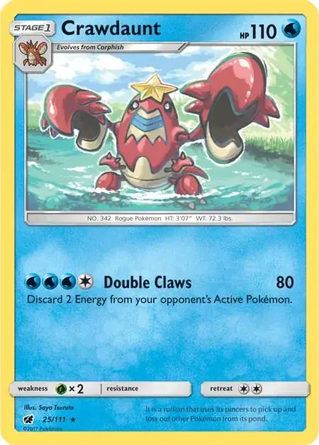 Crawdaunt - Pokemon Crimson Invasion #25