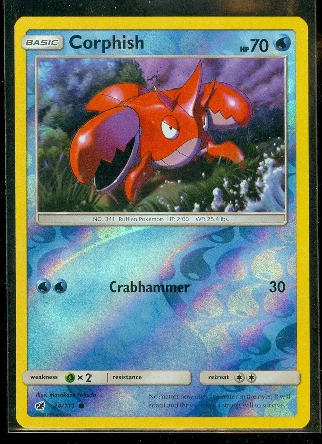 Corphish [Reverse Holo] - Pokemon Crimson Invasion #24