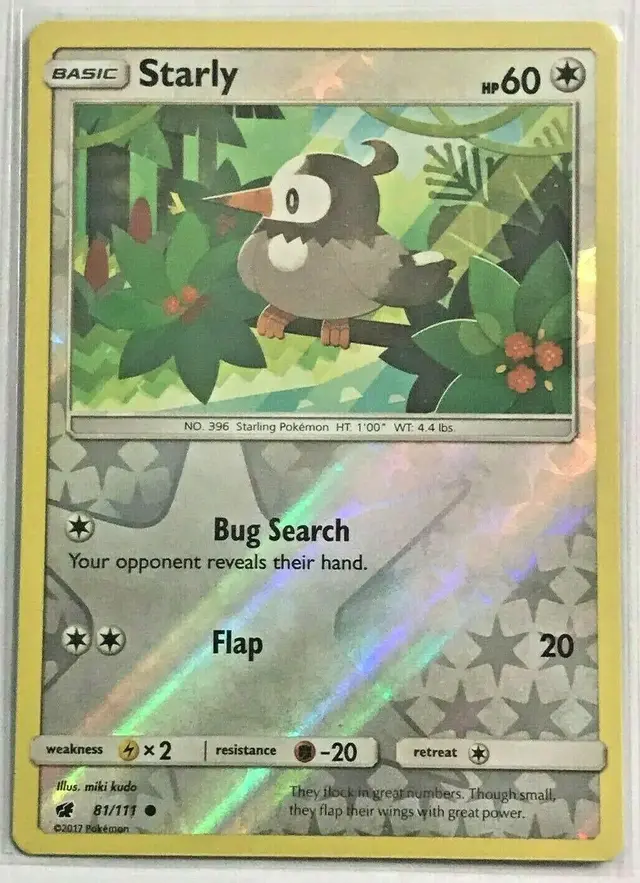 Starly [Reverse Holo] - Pokemon Crimson Invasion #81