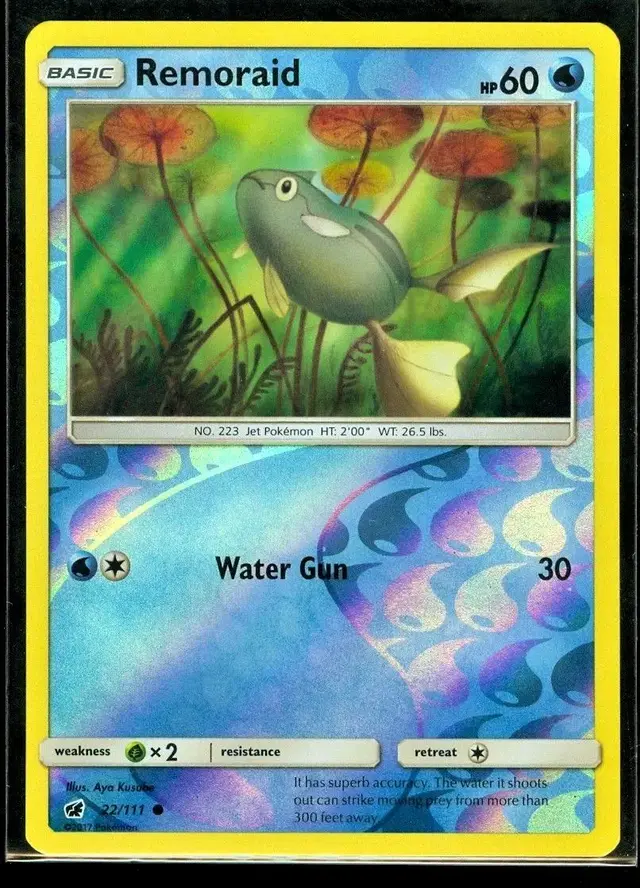 Remoraid [Reverse Holo] - Pokemon Crimson Invasion #22