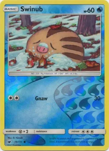 Swinub [Reverse Holo] - Pokemon Crimson Invasion #19