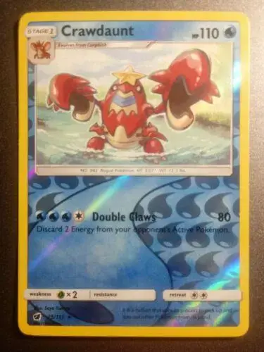 Crawdaunt [Reverse Holo] - Pokemon Crimson Invasion #25