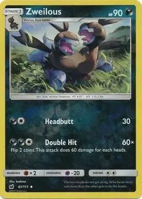 Zweilous [Reverse Holo] - Pokemon Crimson Invasion #61