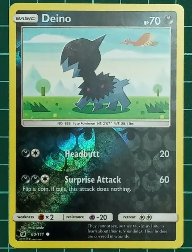 Deino [Reverse Holo] - Pokemon Crimson Invasion #60