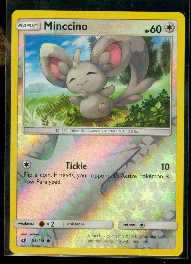 Minccino [Reverse Holo] - Pokemon Crimson Invasion #85
