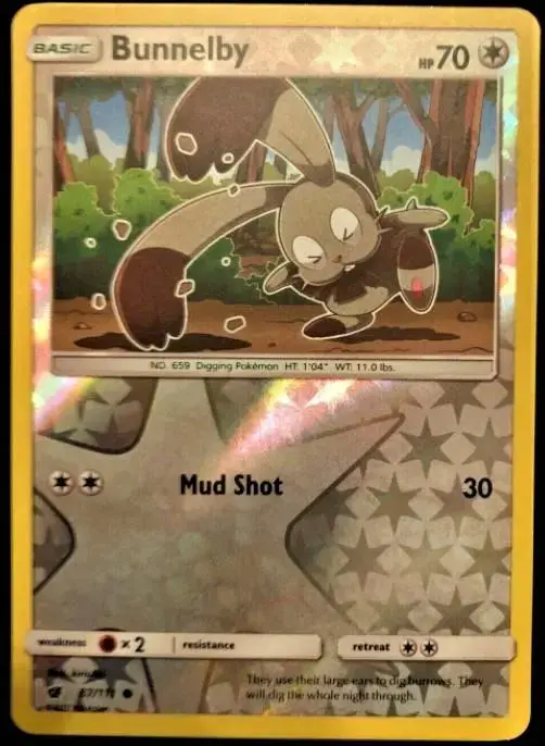 Bunnelby [Reverse Holo] - Pokemon Crimson Invasion #87