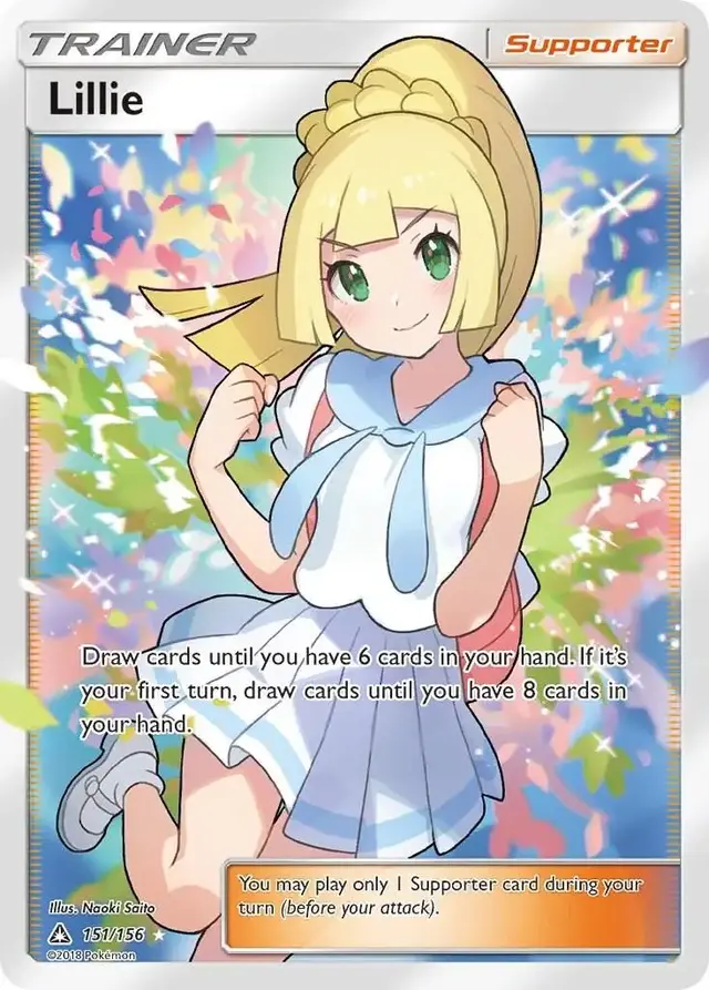 Pokemon Ultra Prism set - most valuable card artwork (Lillie)
